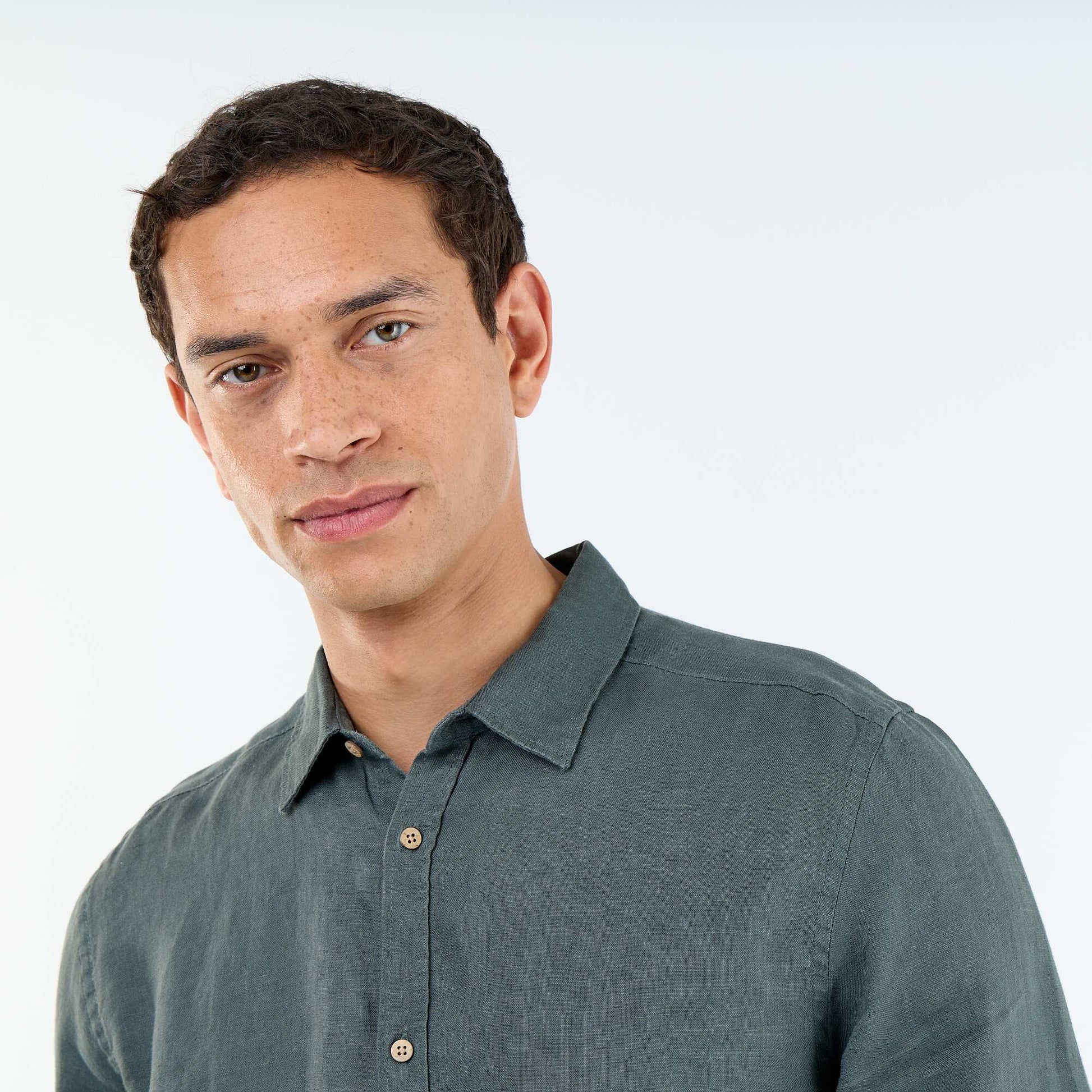 Linen Shirt KHAKI