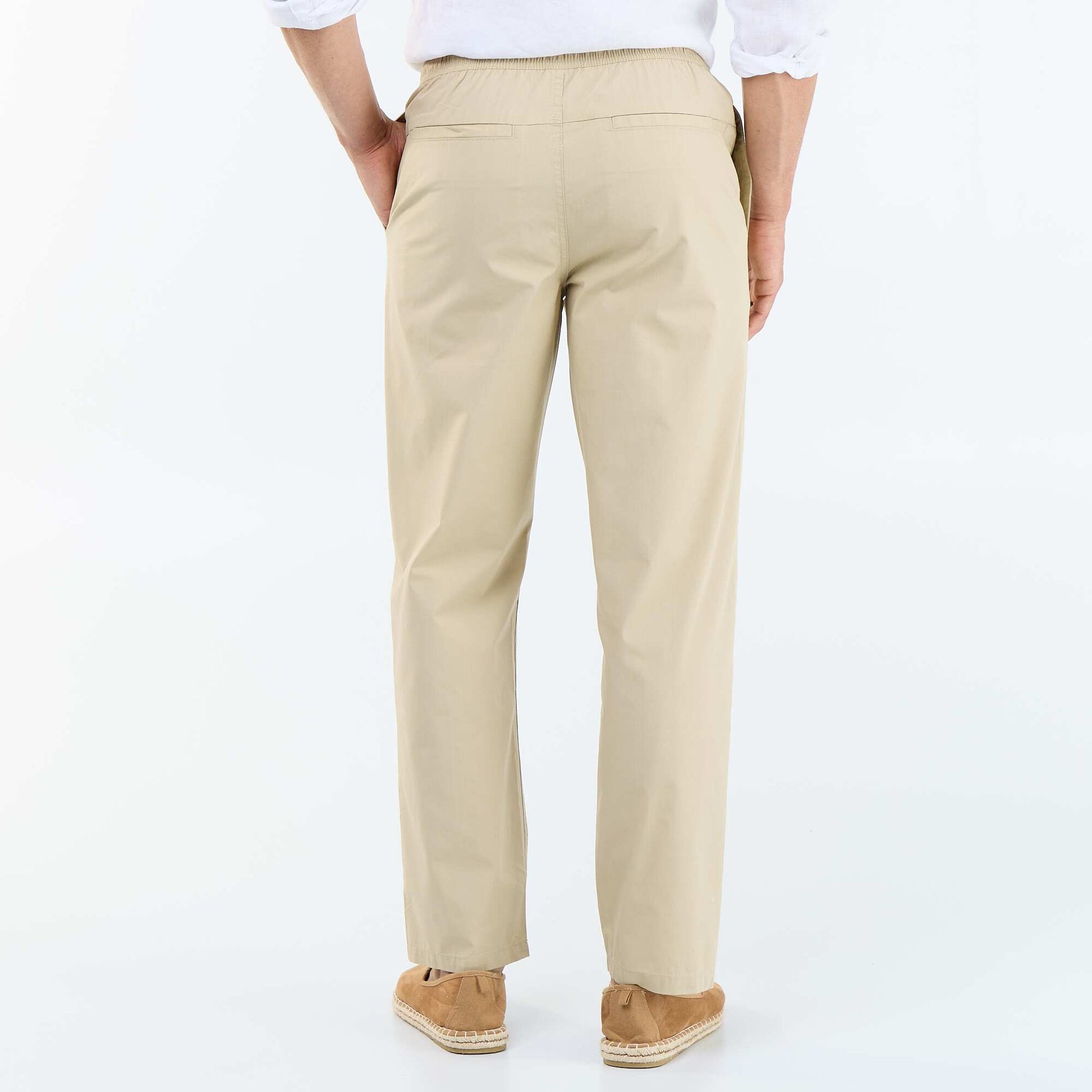 Poplin City Trousers BEIGE