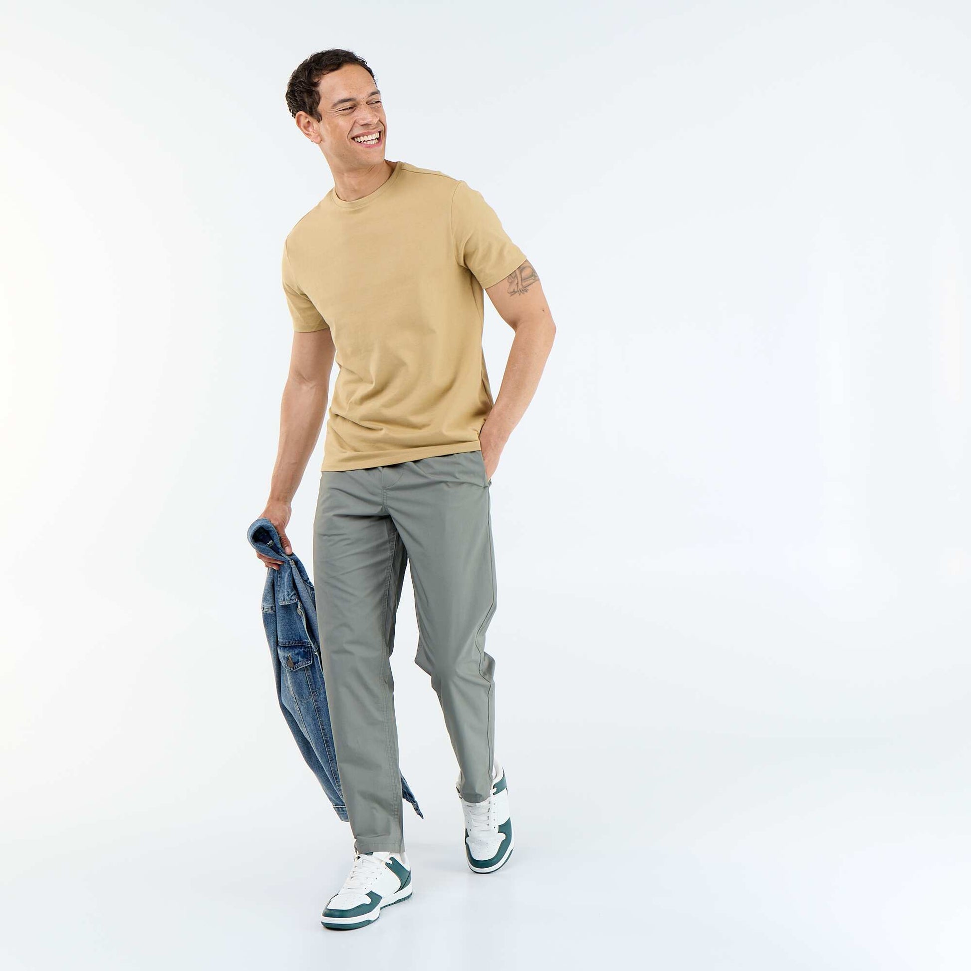 Poplin City Trousers GREEN