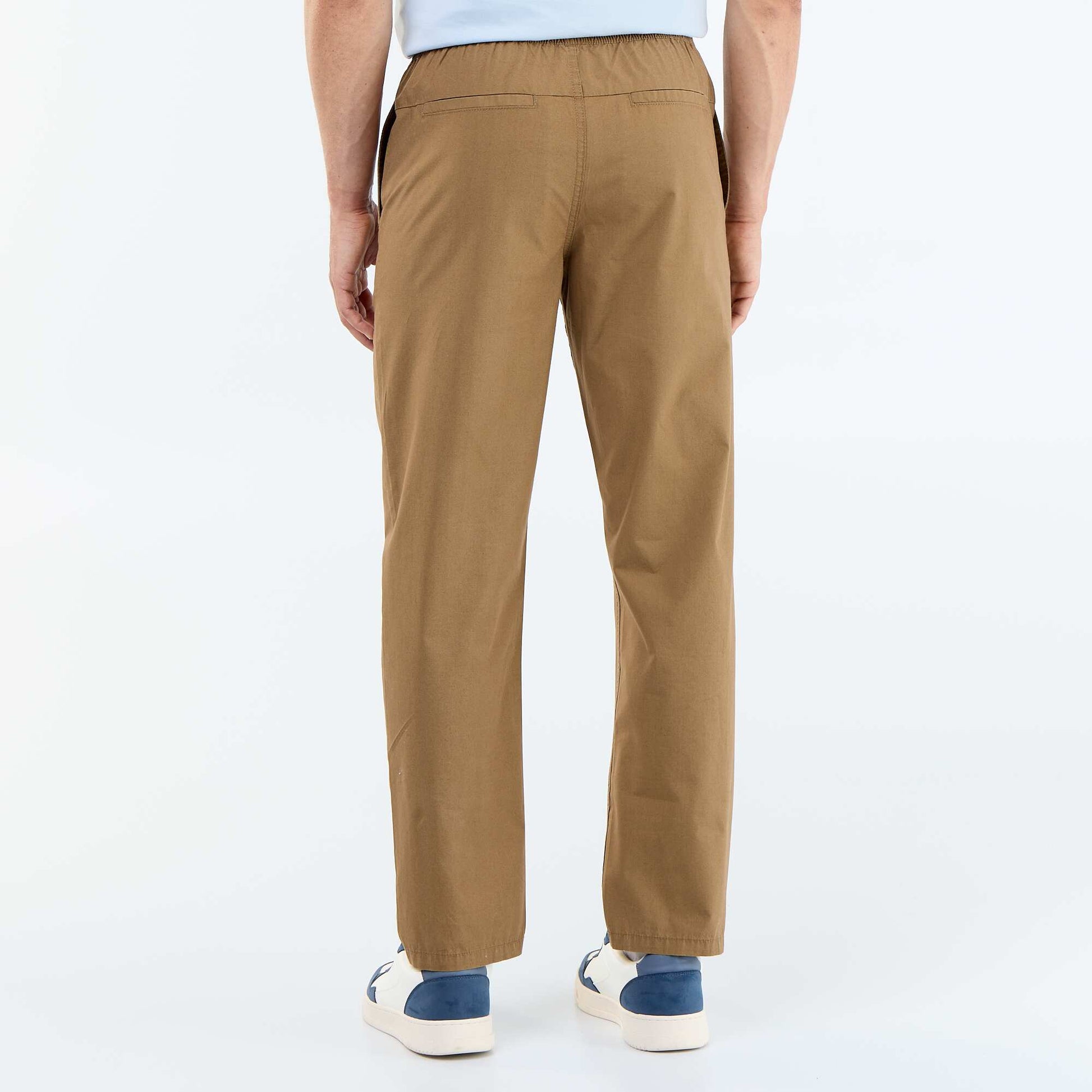Poplin City Trousers BROWN