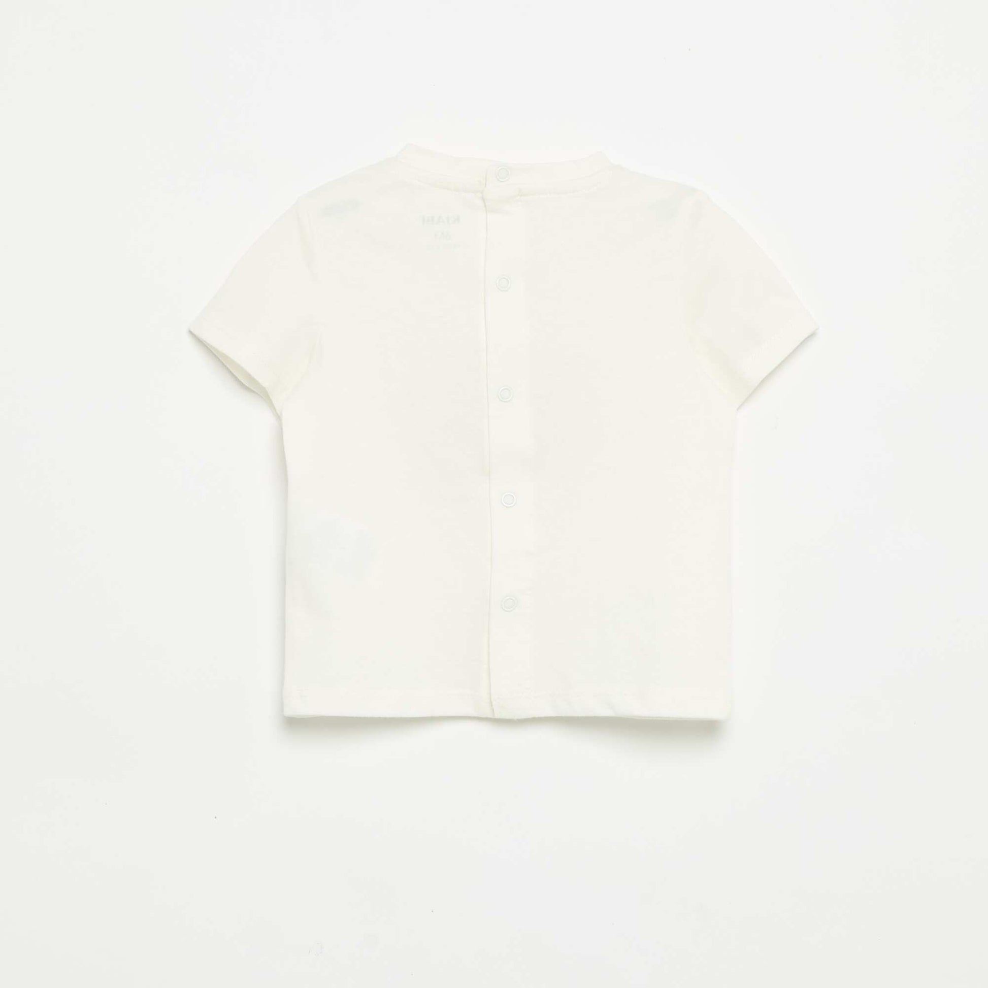 Short-sleeved T-shirt with print WHITE