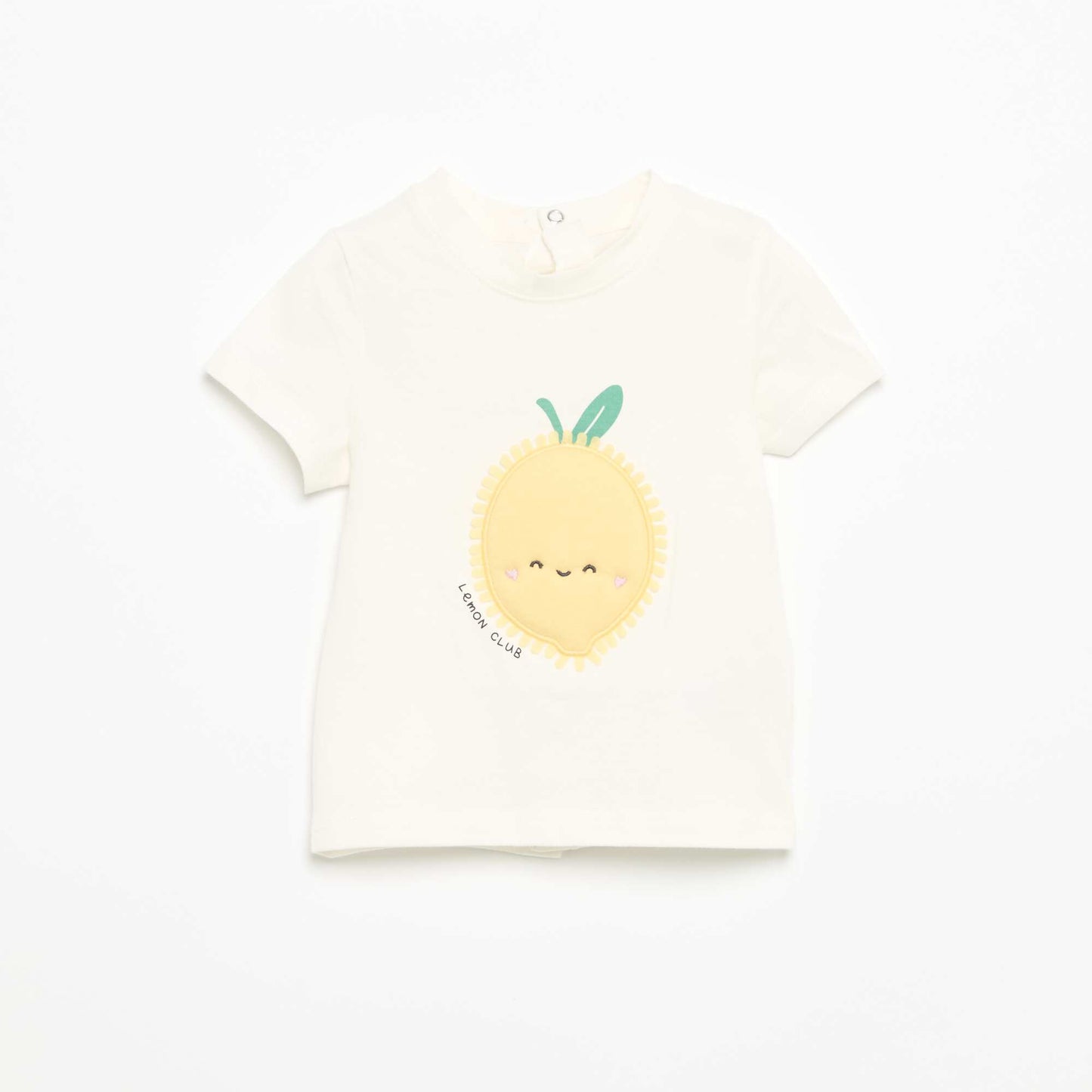 Printed Short-Sleeved T-shirt WHITE