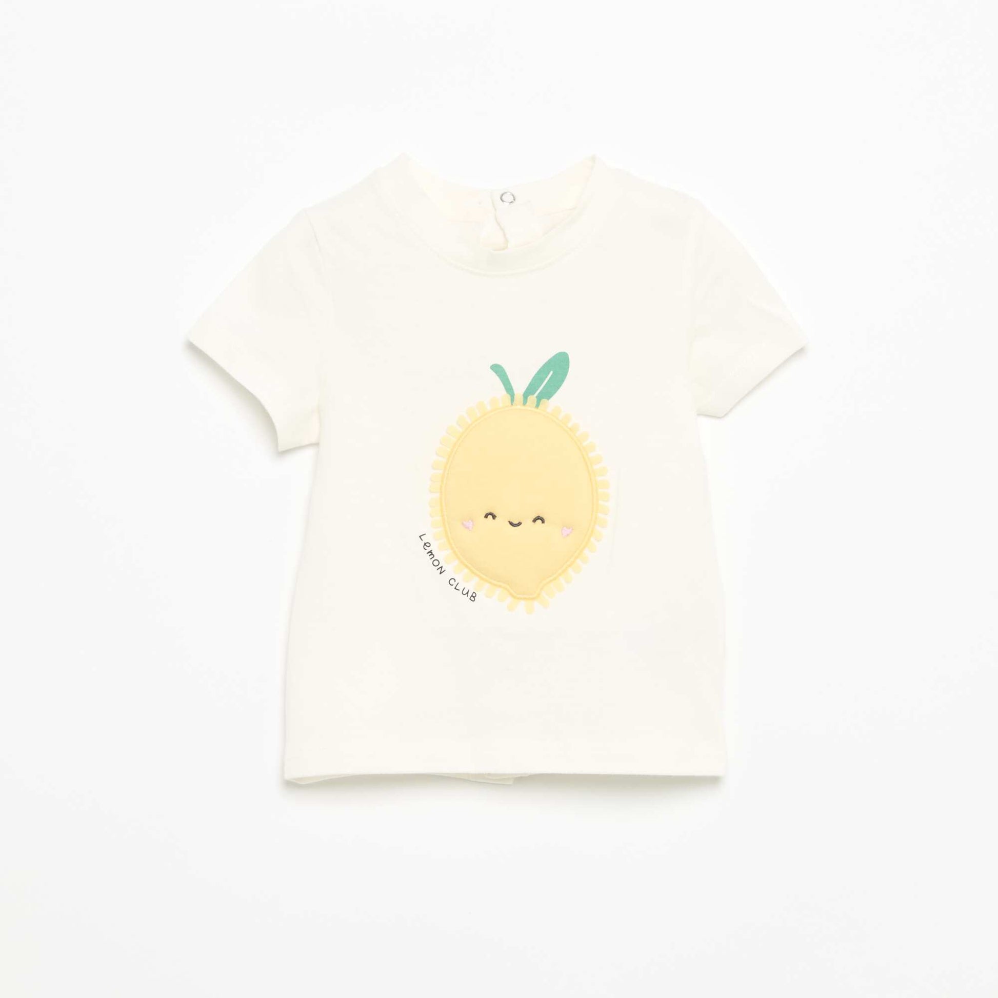 Printed Short-Sleeved T-shirt WHITE