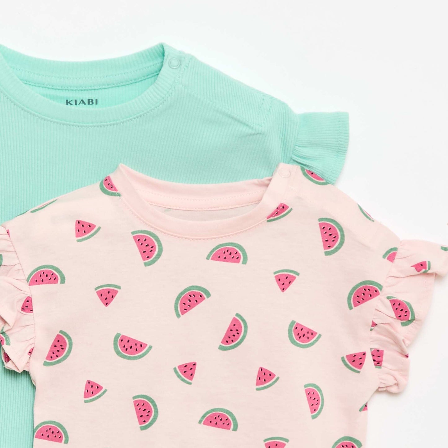 2-Pack Short-Sleeve Cotton Jersey T-Shirts PINK
