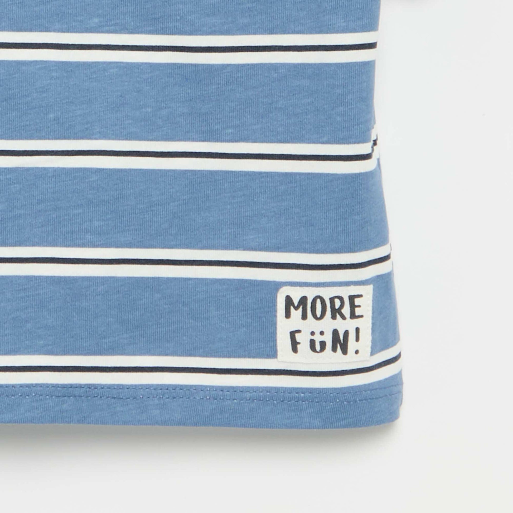 2-Pack Cotton Jersey Short-Sleeved T-shirts BLUE