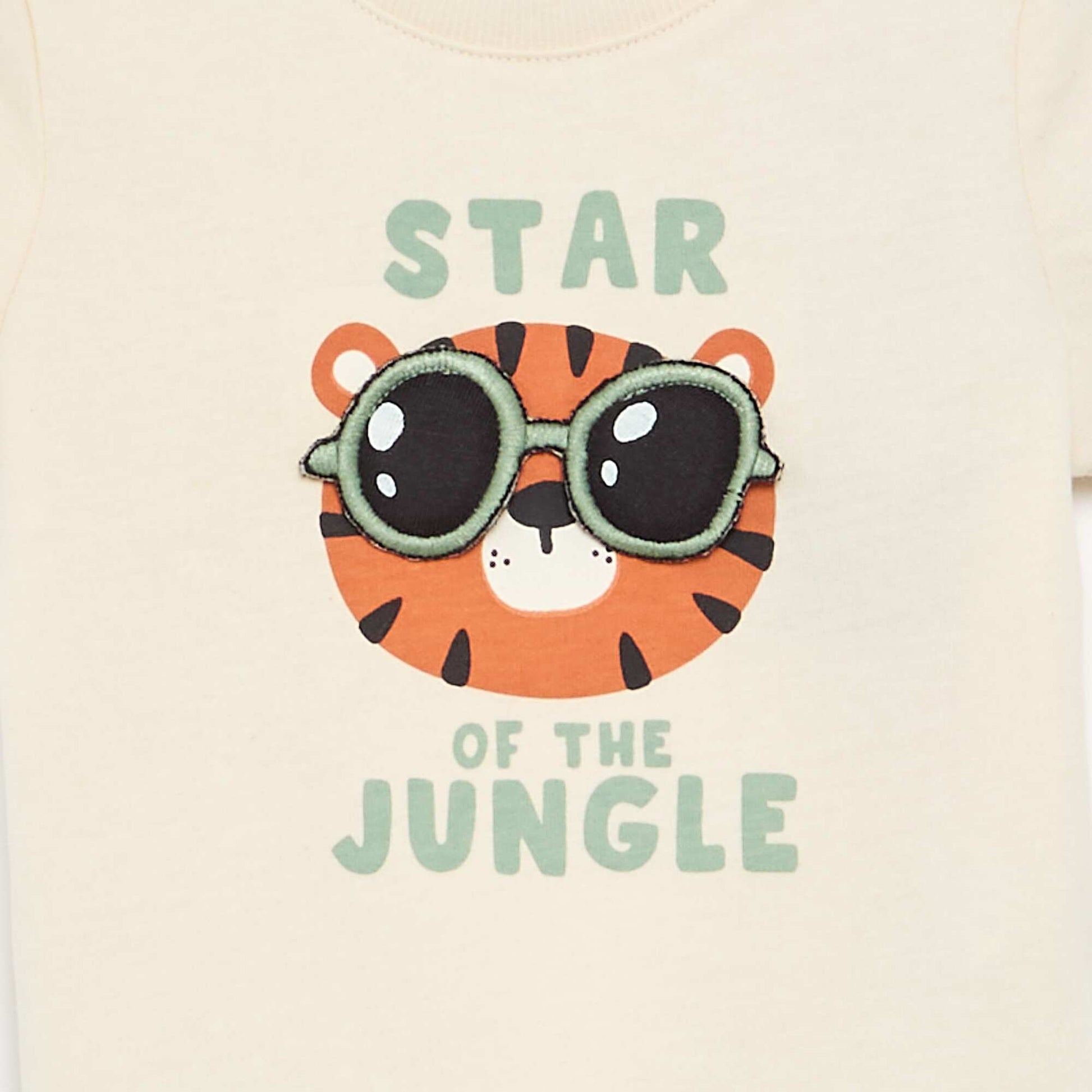 T-shirt with animated print WHITE
