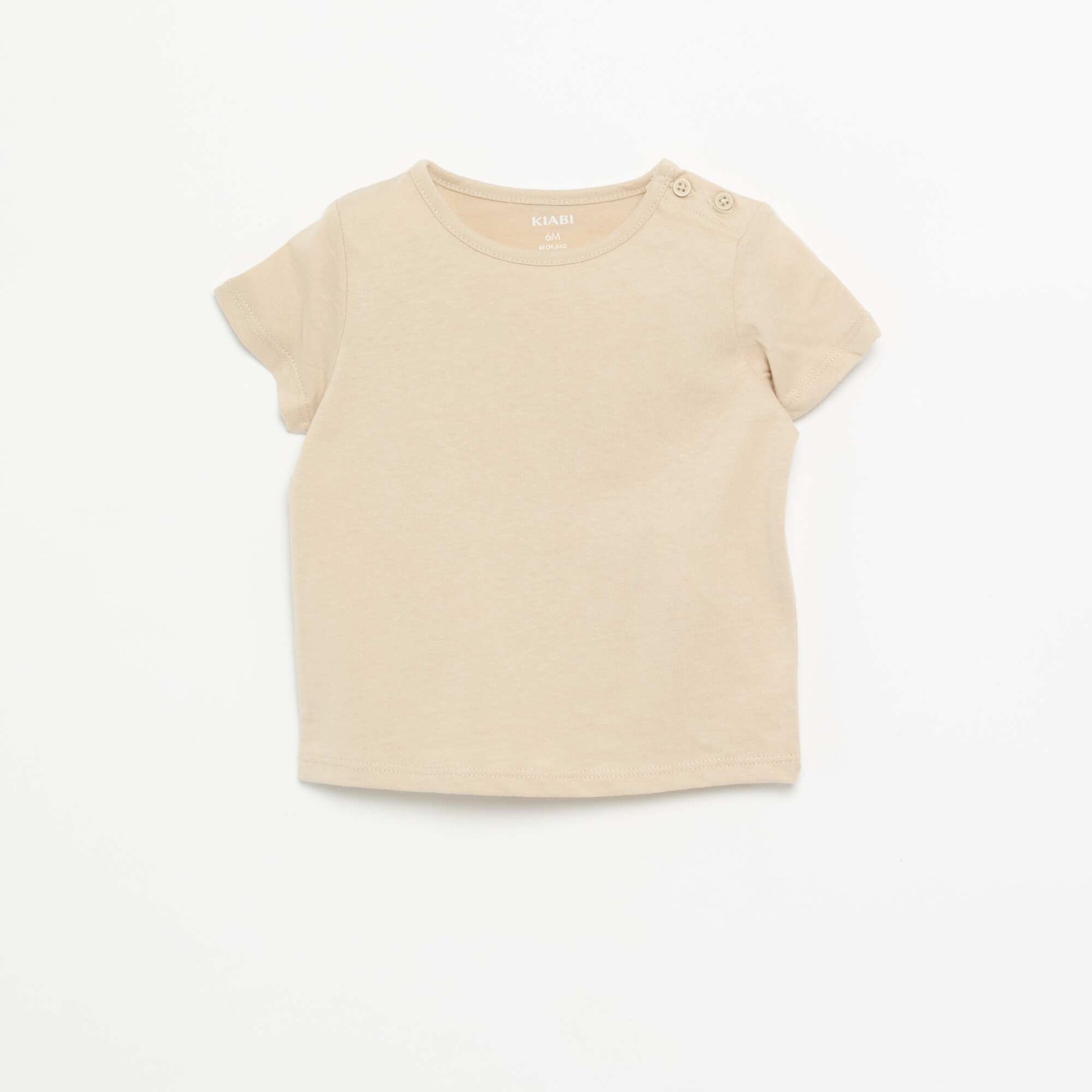 Pack of 4 Plain T-shirts ORANGE