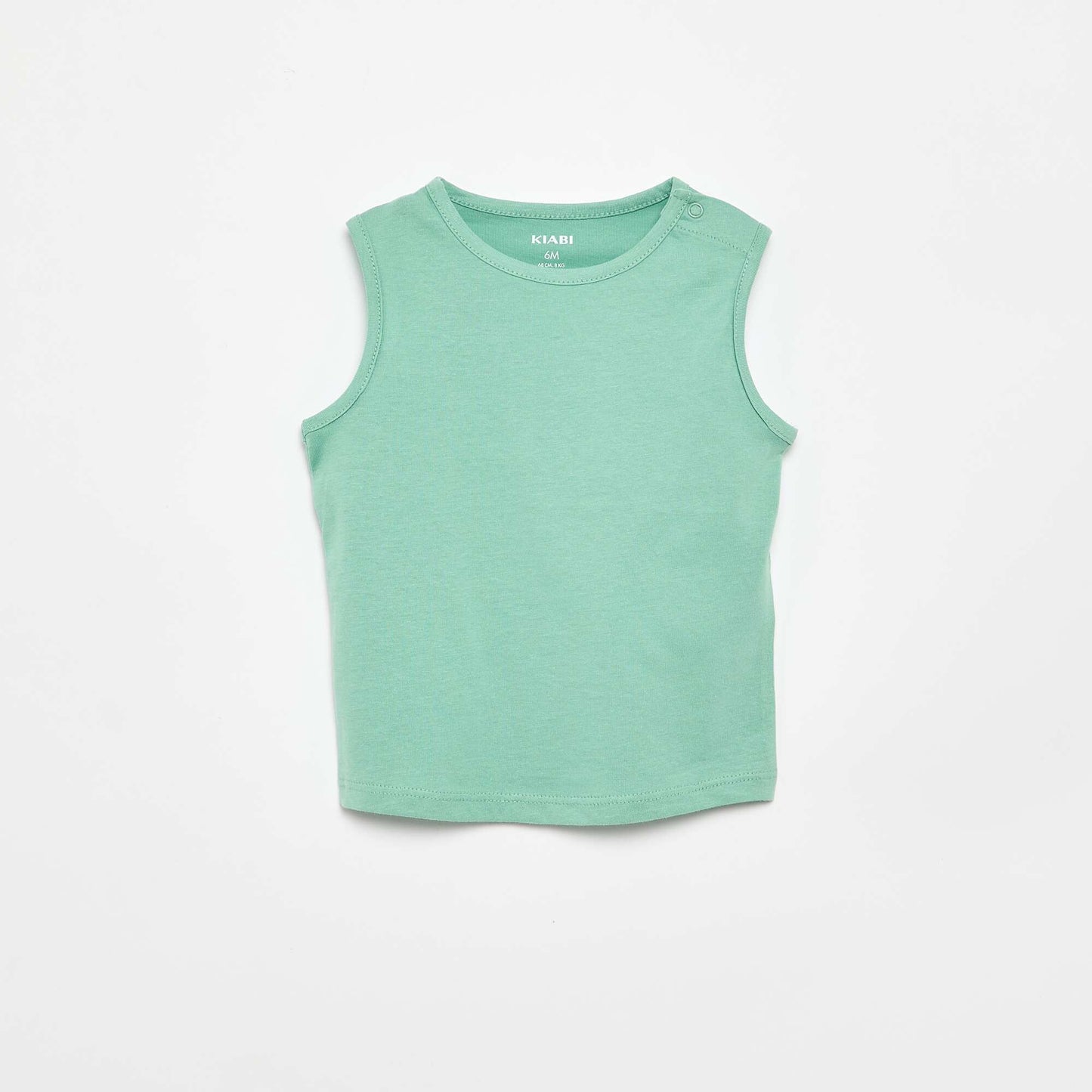 Pack of 4 Plain Tank Tops WHITE