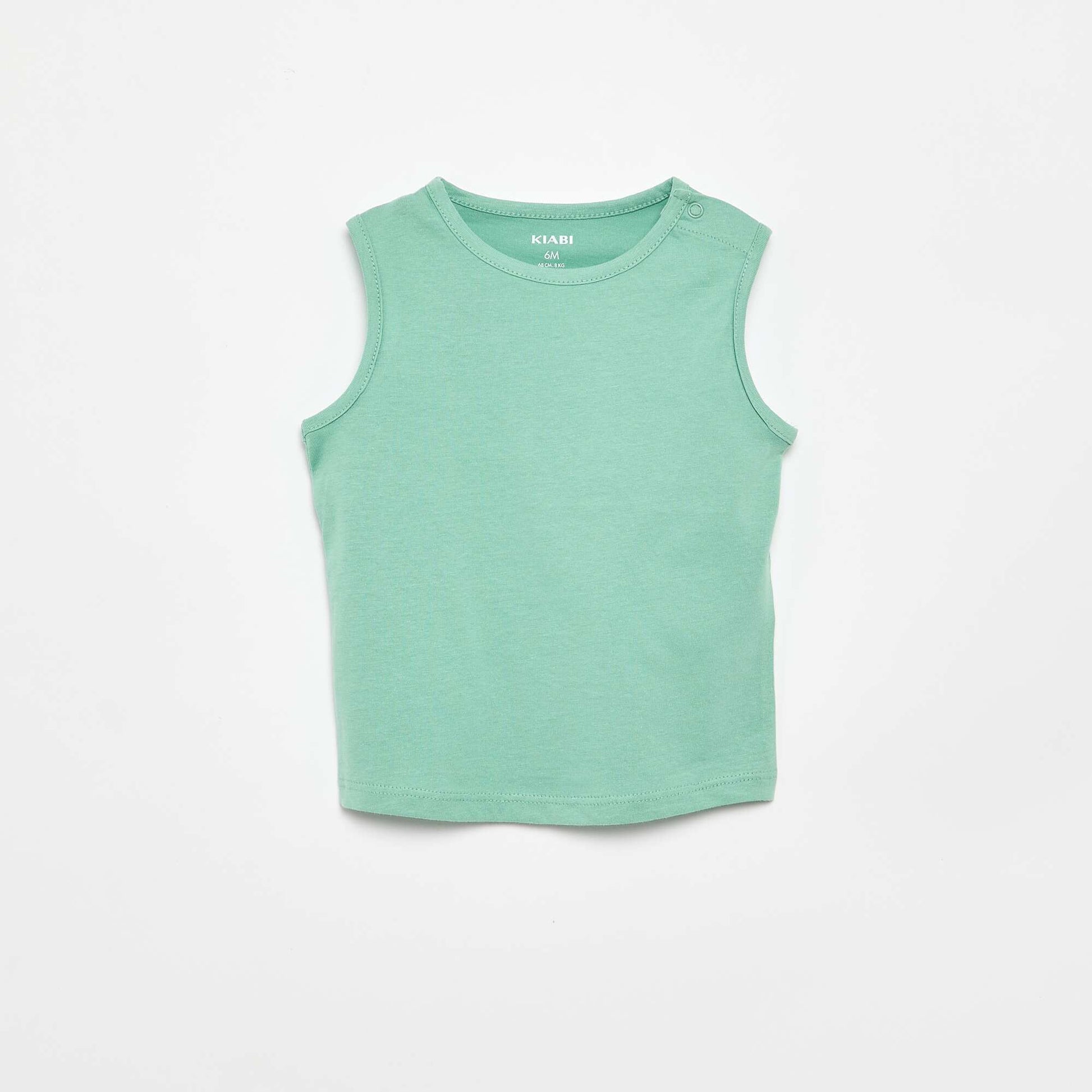 Pack of 4 Plain Tank Tops WHITE