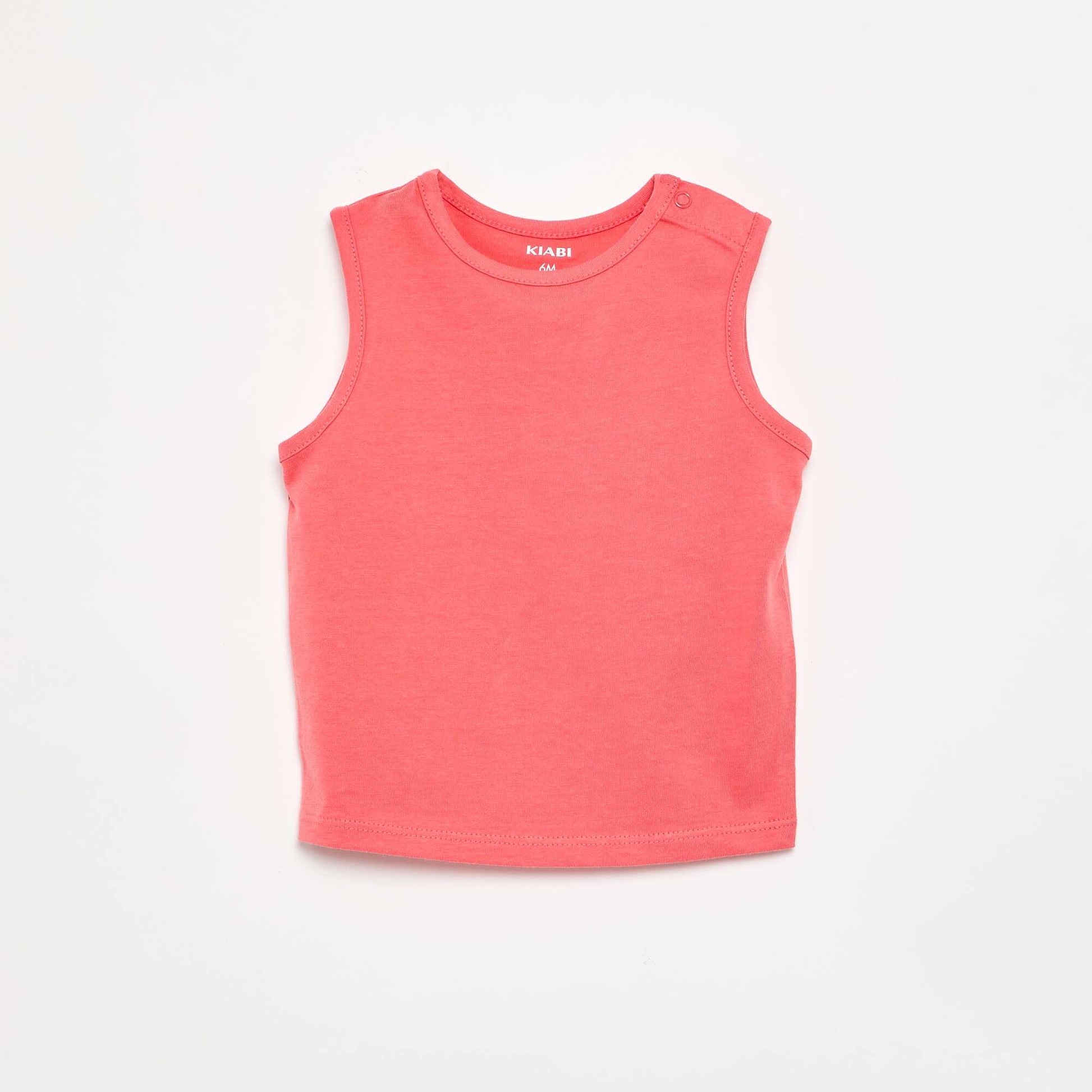 Pack of 4 Plain Tank Tops WHITE