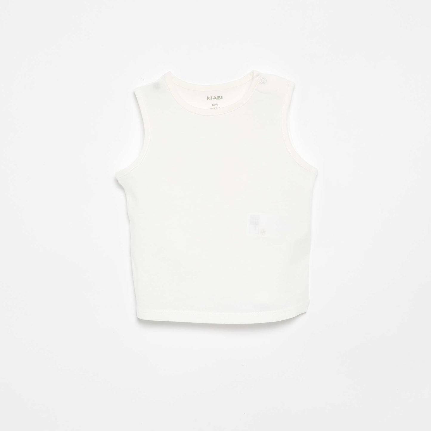 Pack of 4 Plain Tank Tops WHITE