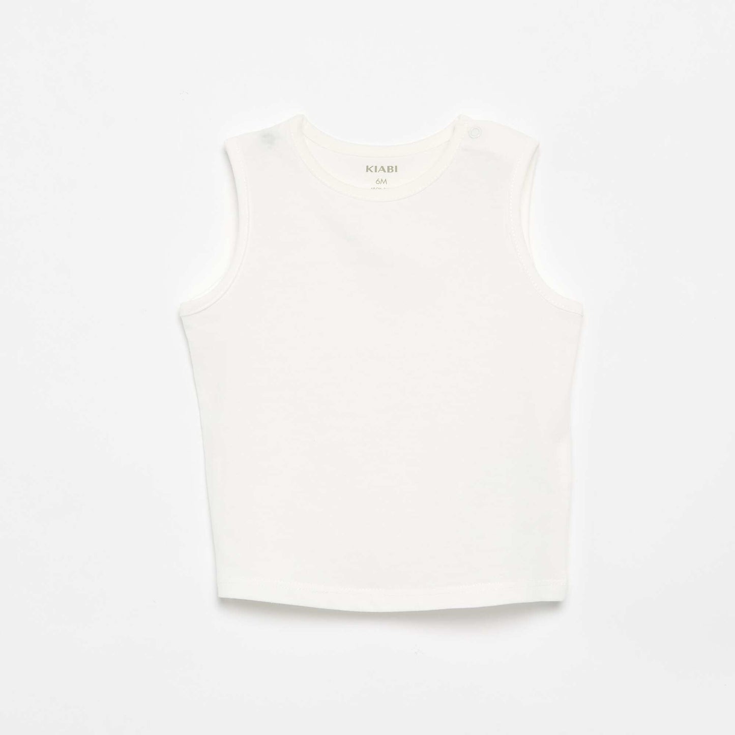 Pack of 4 Plain Tank Tops ORANGE