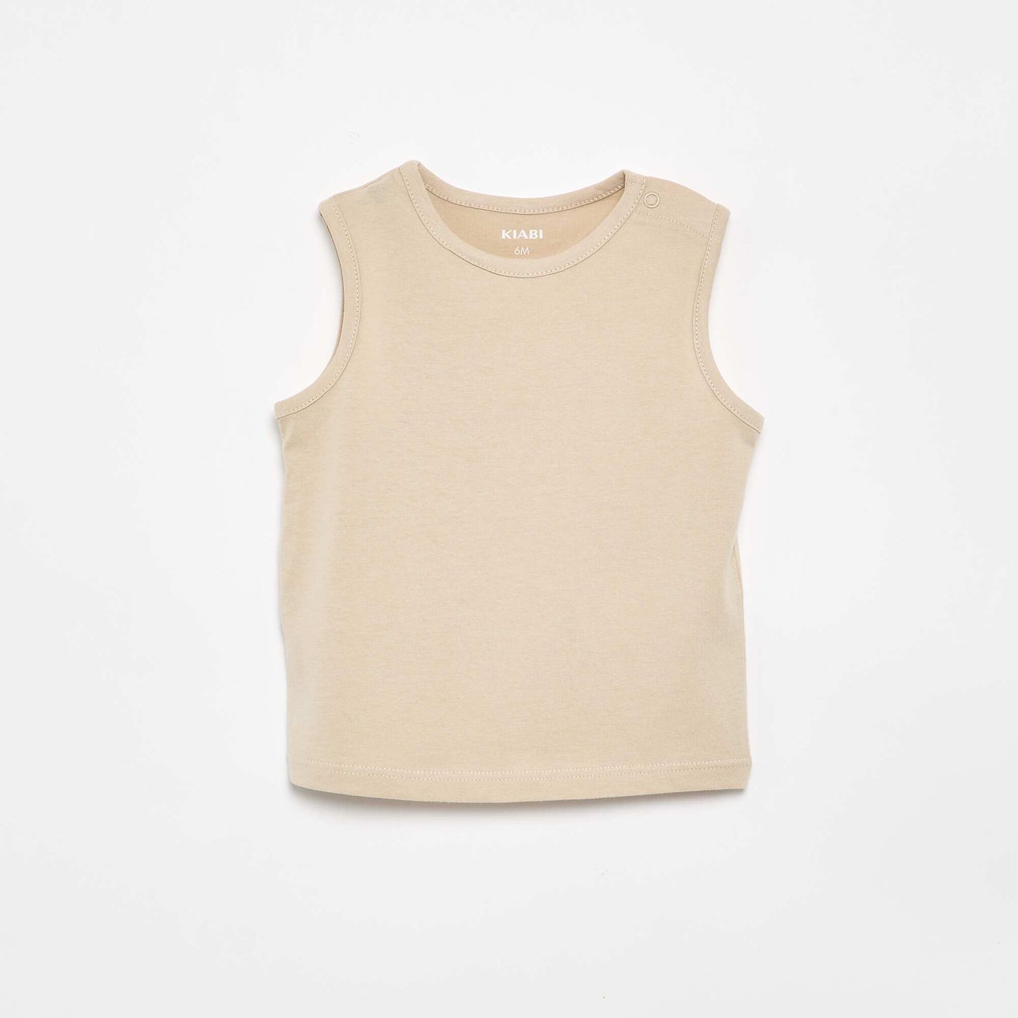 Pack of 4 Plain Tank Tops ORANGE