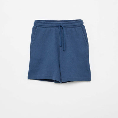 Waffle Knit Shorts BLUE