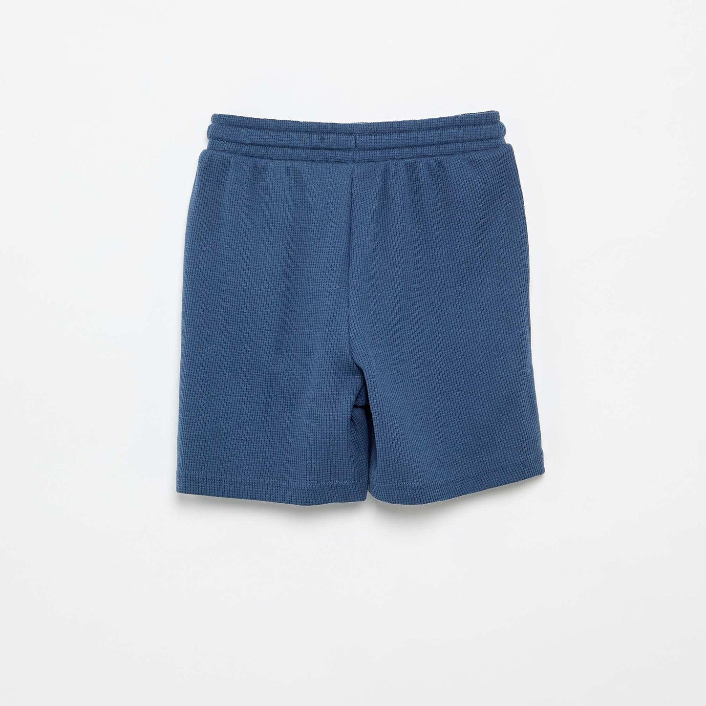 Waffle Knit Shorts BLUE