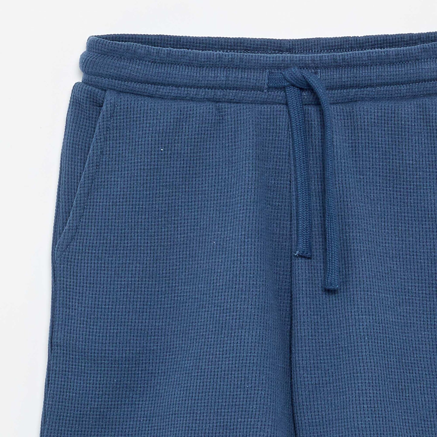 Waffle Knit Shorts BLUE