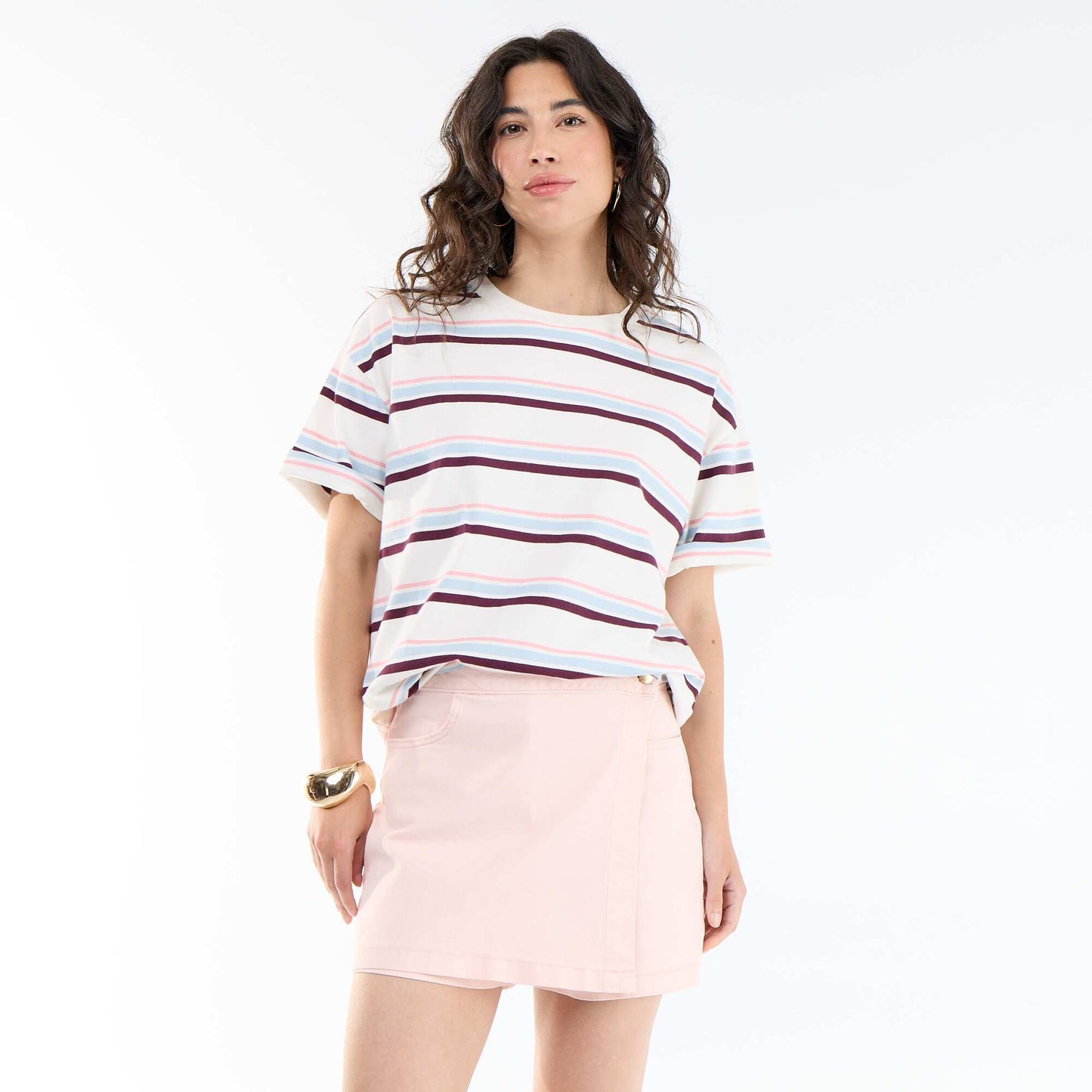 Denim Skort PINK