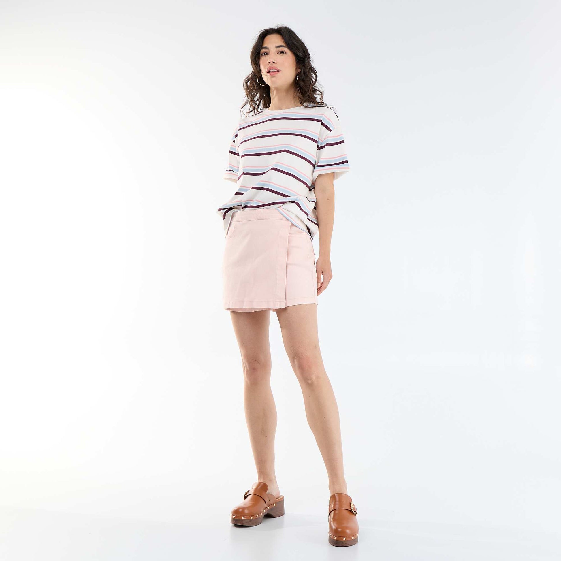 Denim Skort PINK