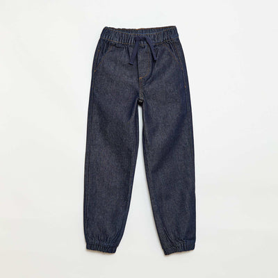 Denim Jogger Trousers BLUE