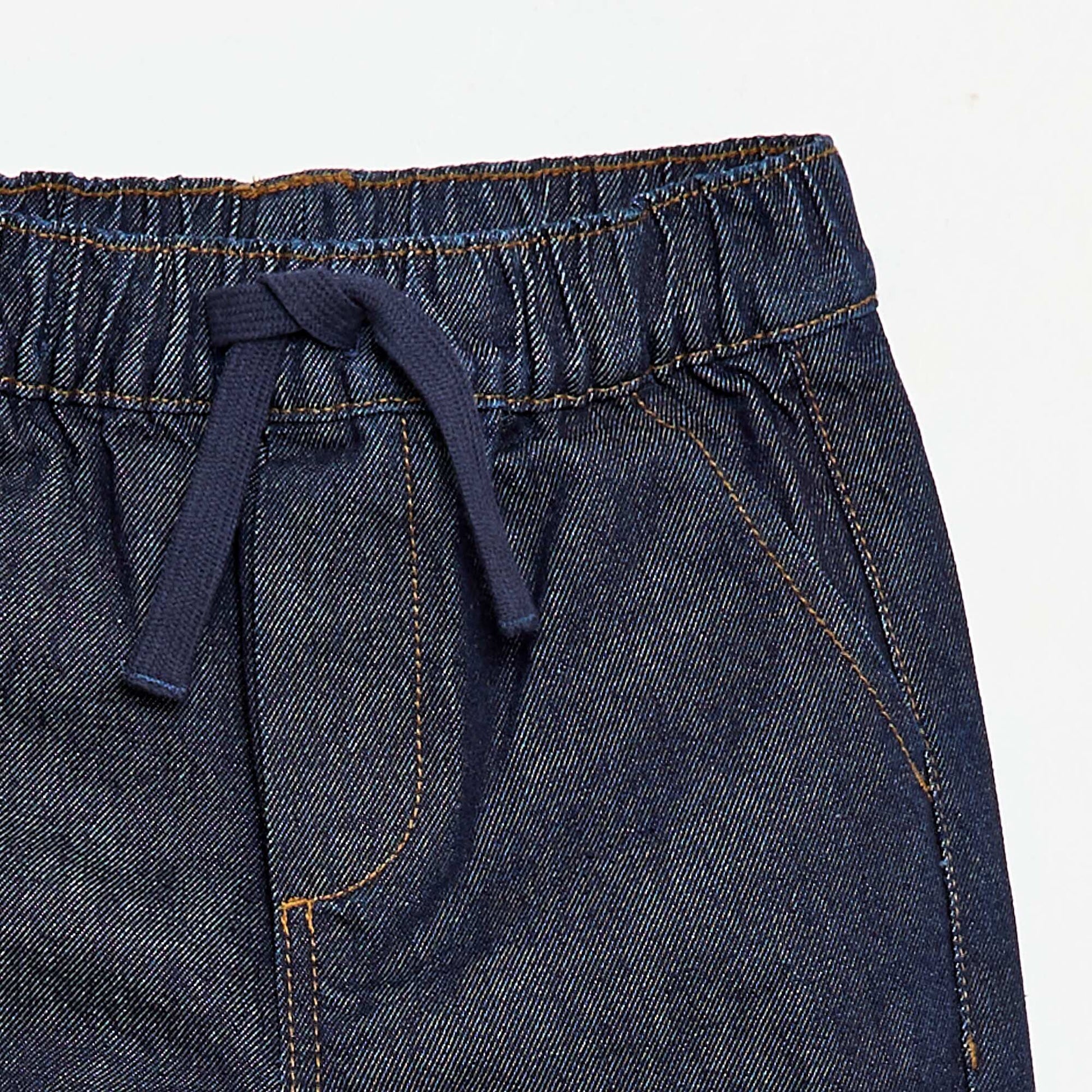 Denim Jogger Trousers BLUE