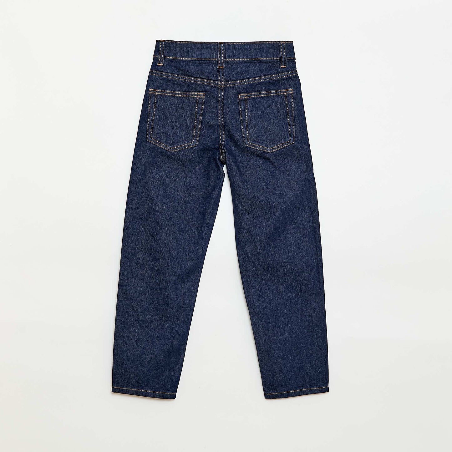 Straight-leg denim pants BLUE