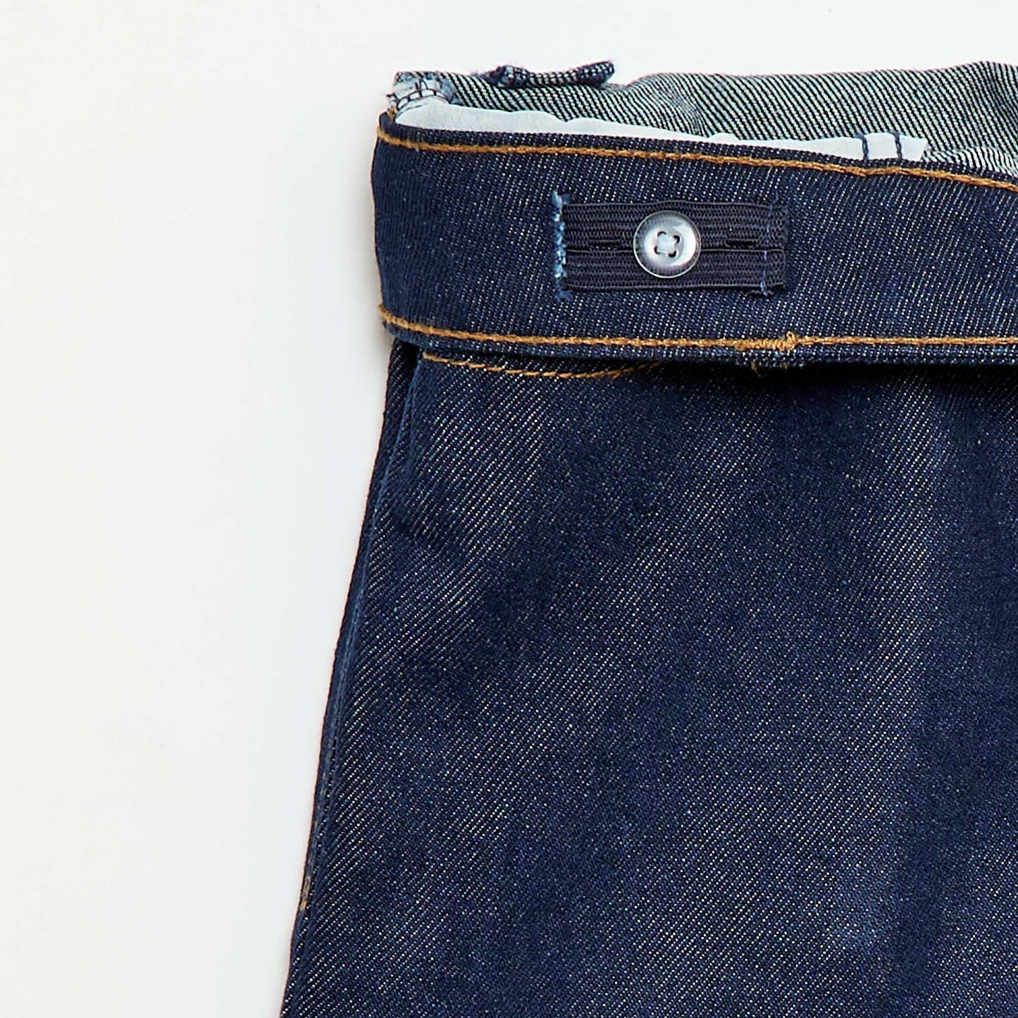 Straight-leg denim pants BLUE