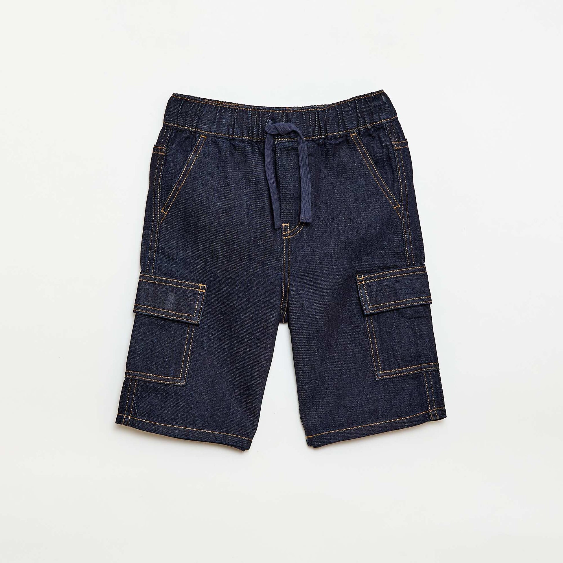 Denim Bermuda Shorts BLUE