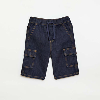Denim Bermuda Shorts BLUE