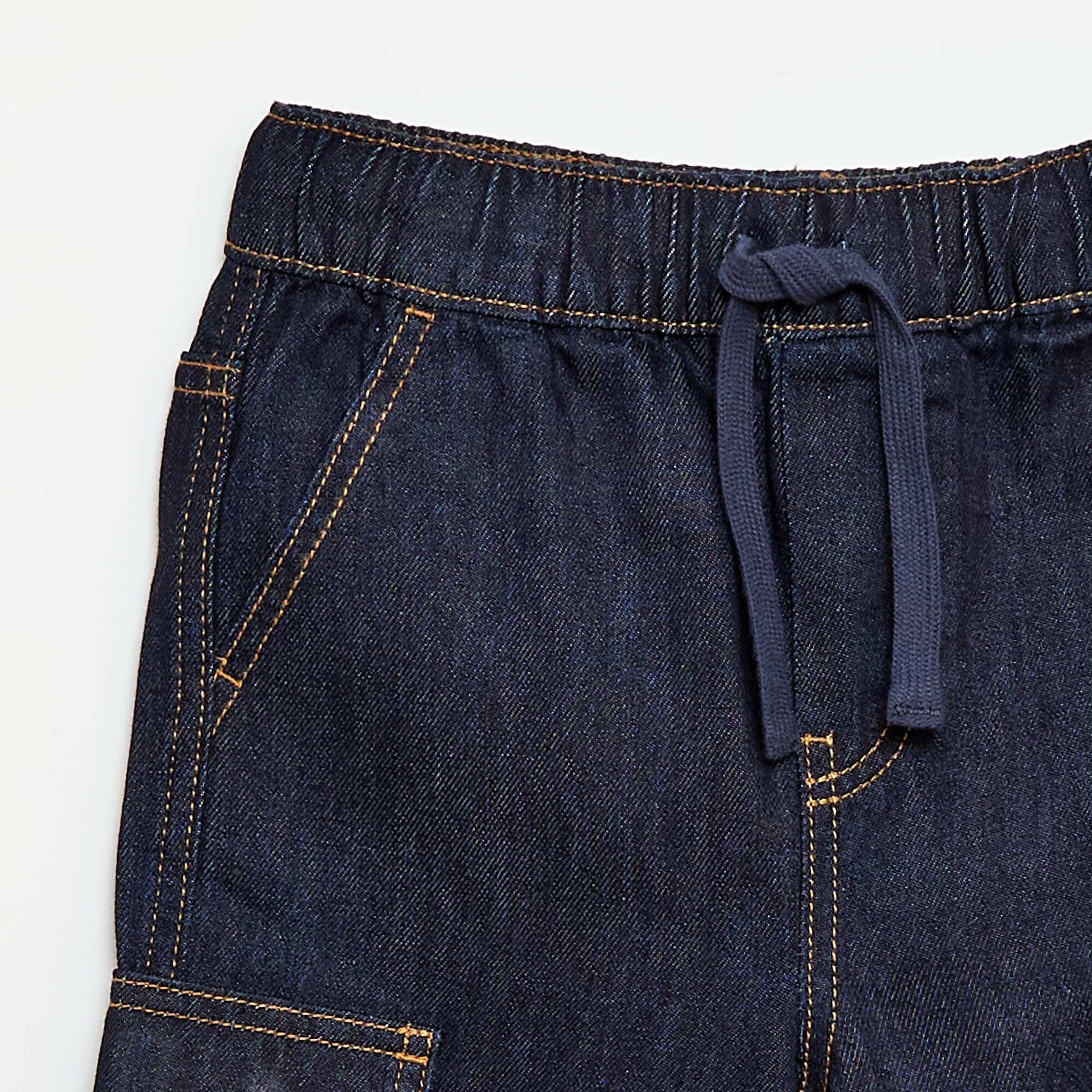 Denim Bermuda Shorts BLUE