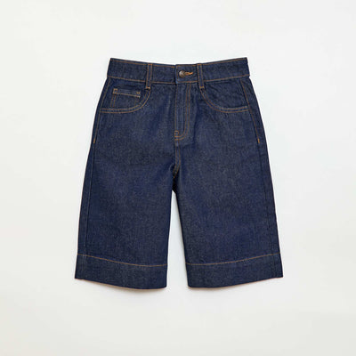 Denim Bermuda Shorts BLUE