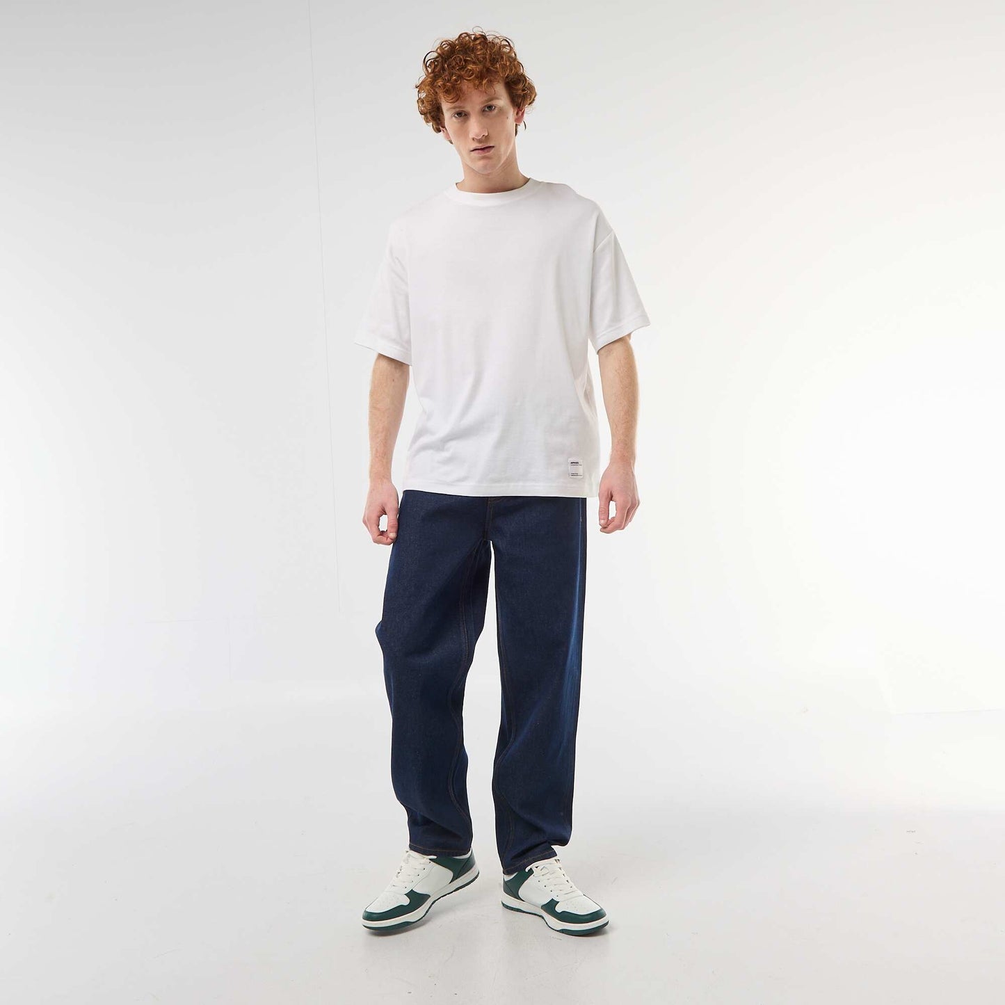 Regular Fit Cotton Denim Jeans BLUE