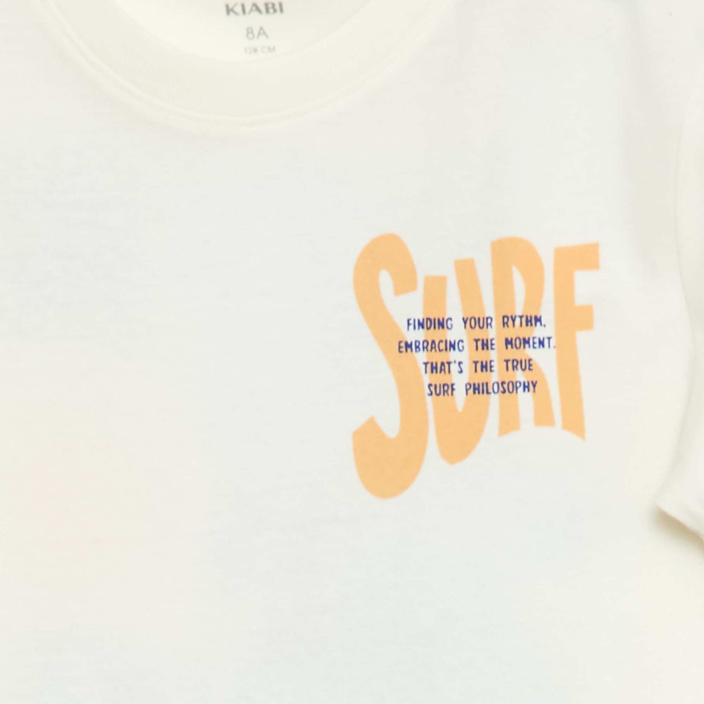 Printed Front and Back Short-Sleeve T-Shirt BEIGE