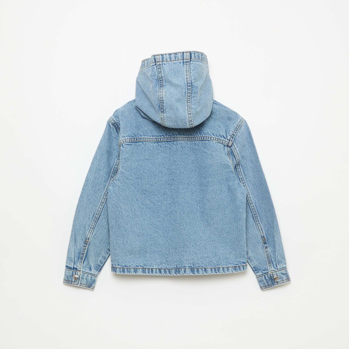Denim Jacket with Hood BLUE