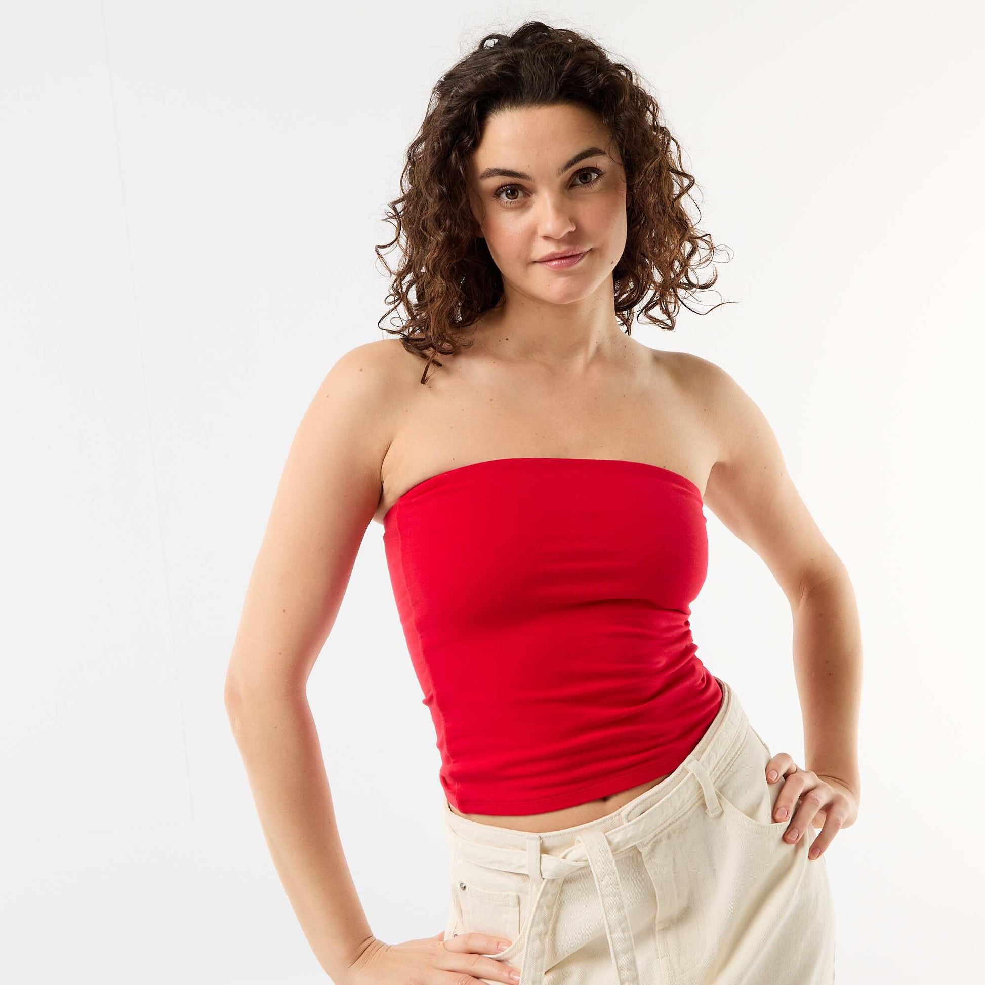 Bustier Top RED