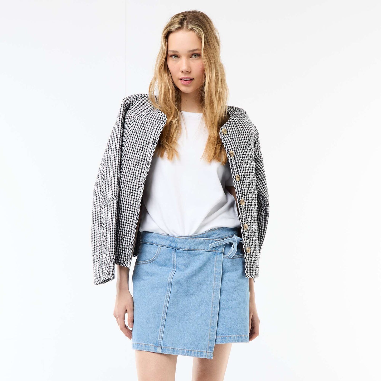 Denim Skort BLUE