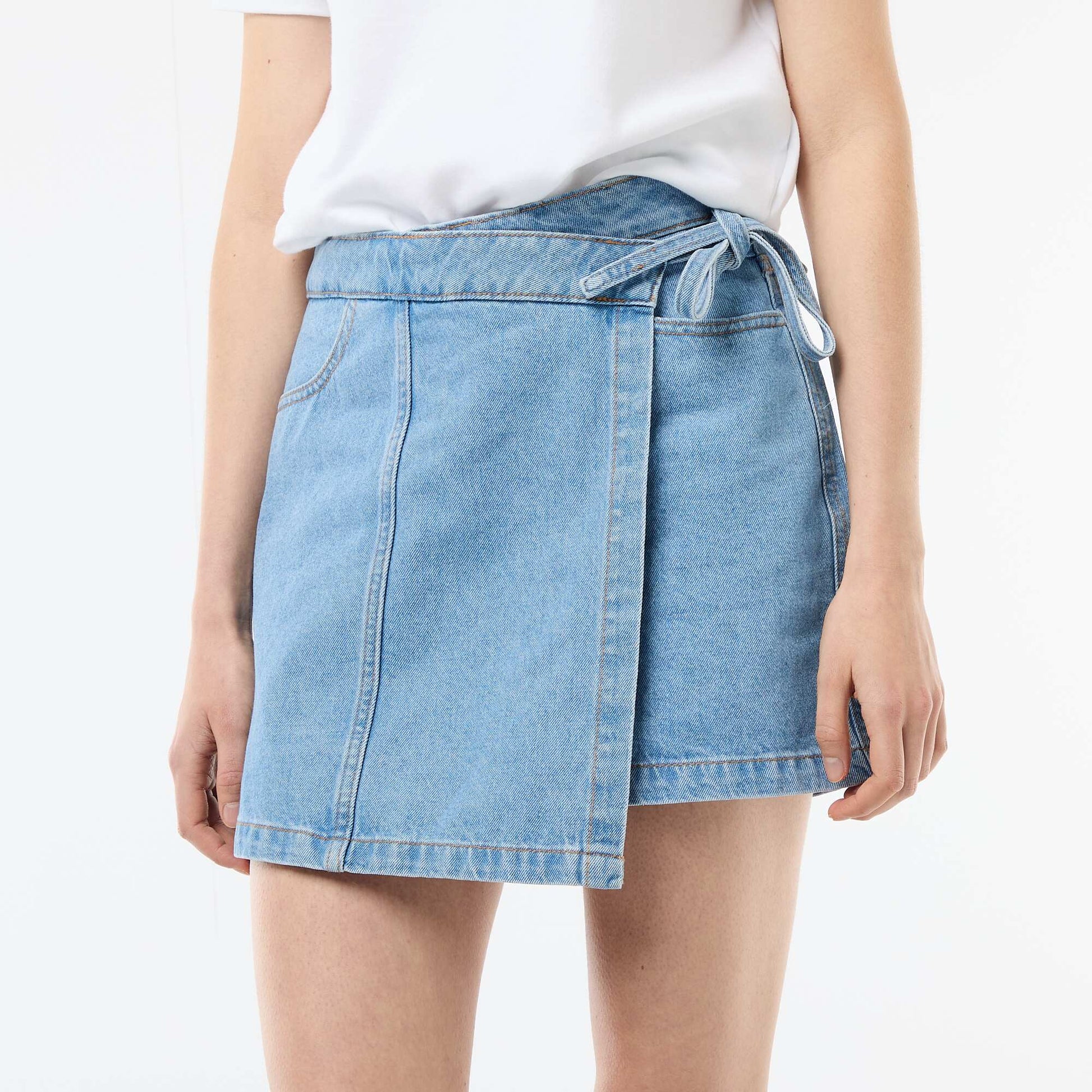 Denim Skort BLUE