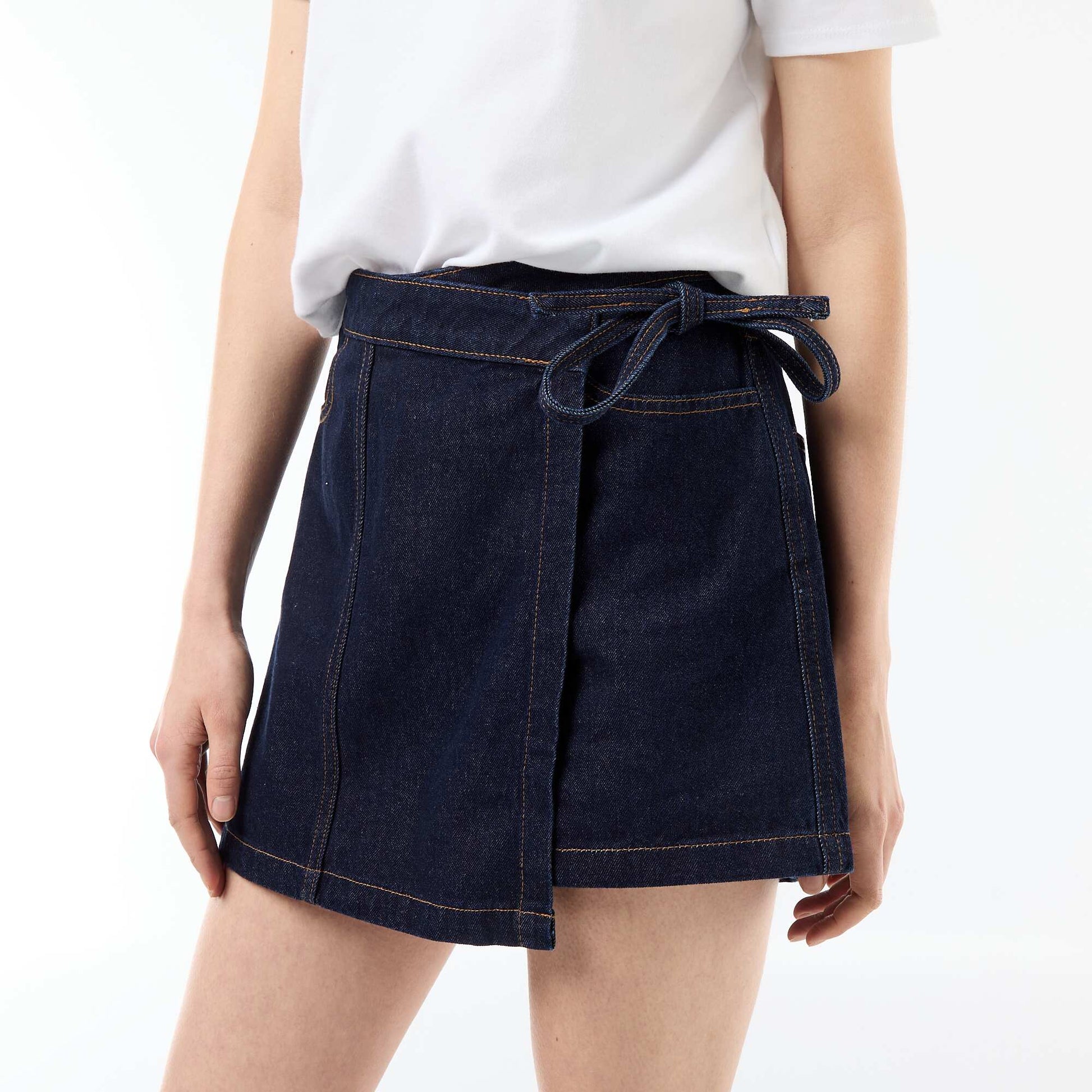 Denim Skort BLUE
