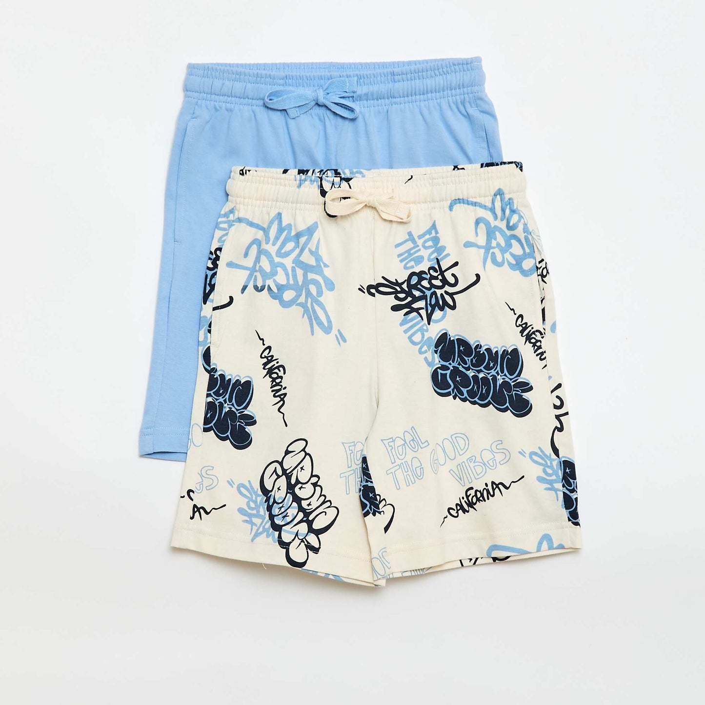 Lightweight Shorts Set - 2 Pieces BEIGE