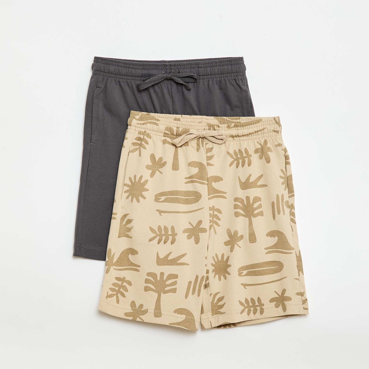Lightweight Shorts Set - 2 Pieces BEIGE
