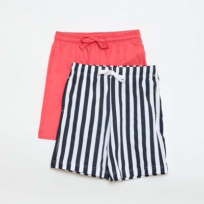 Lightweight Shorts Set - 2 Pieces WHITE