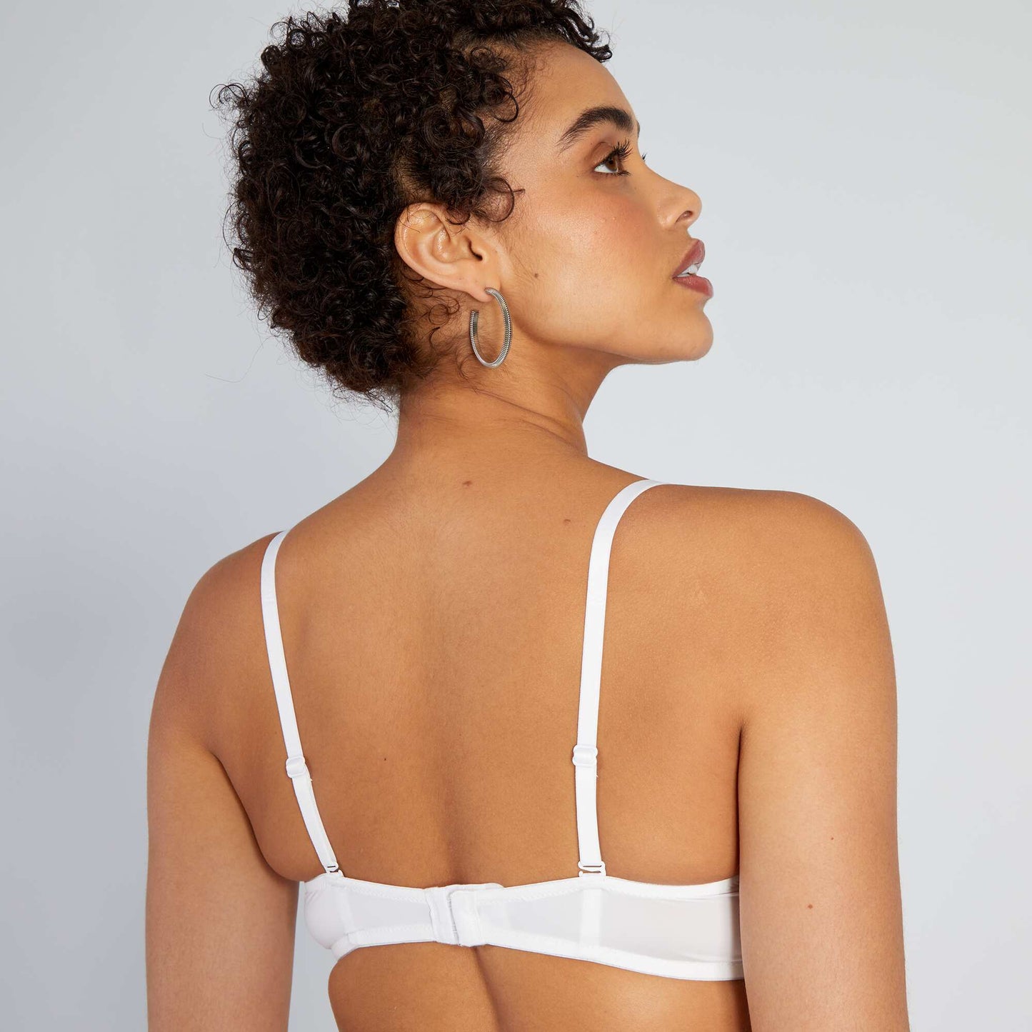 Padded bandeau bra WHITE