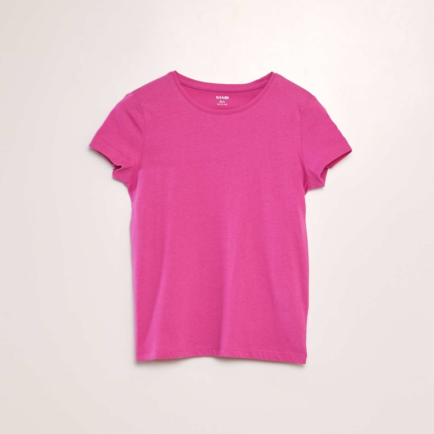 Plain jersey T-shirt PINK