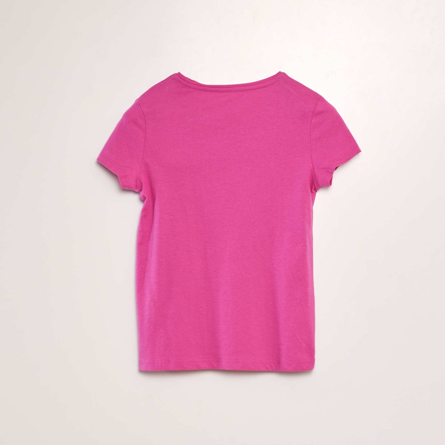 Plain jersey T-shirt PINK