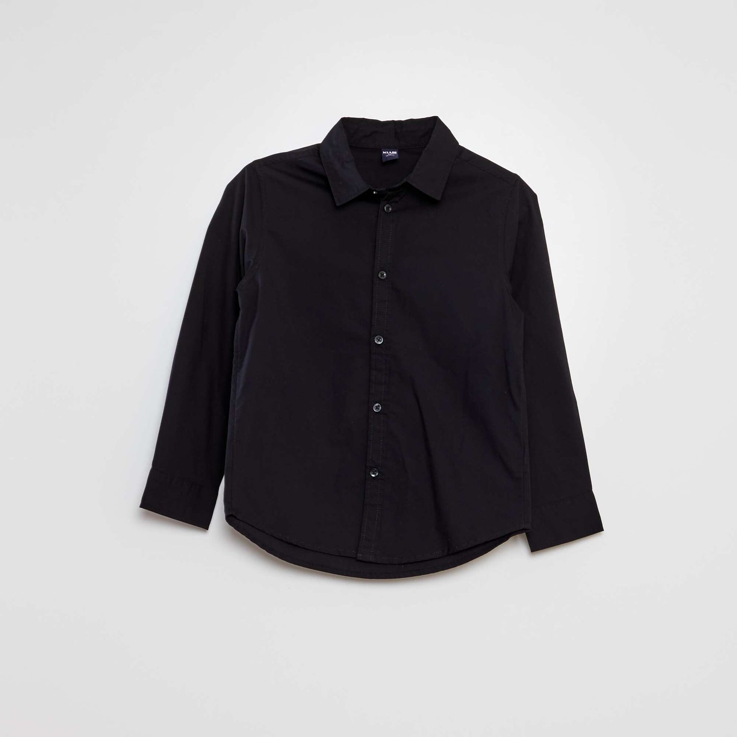 Poplin shirt BLACK
