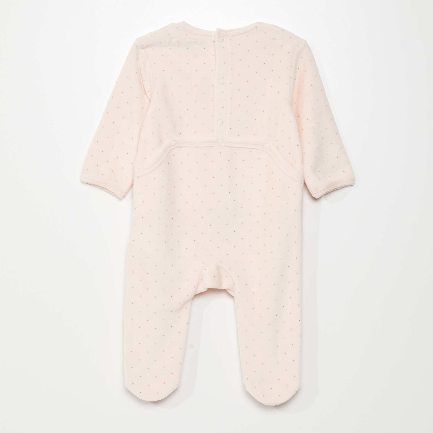 Velour sleepsuit PINK