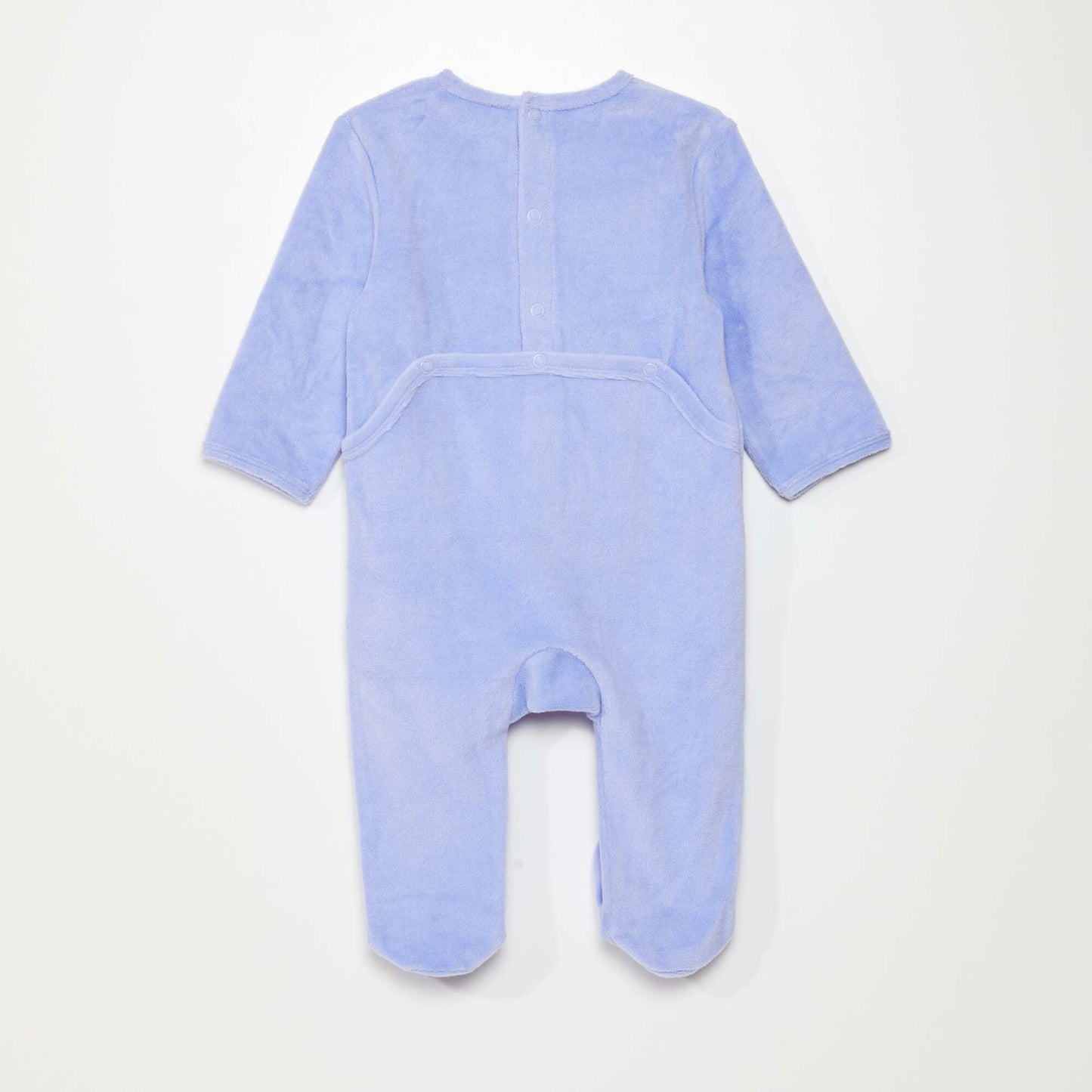 Velour sleepsuit PURPLE