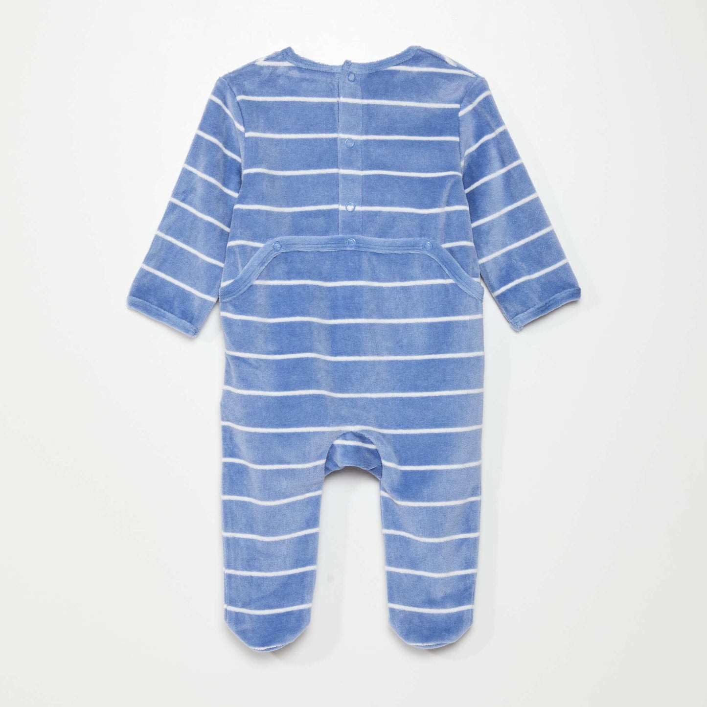 Velour sleepsuit BLUE