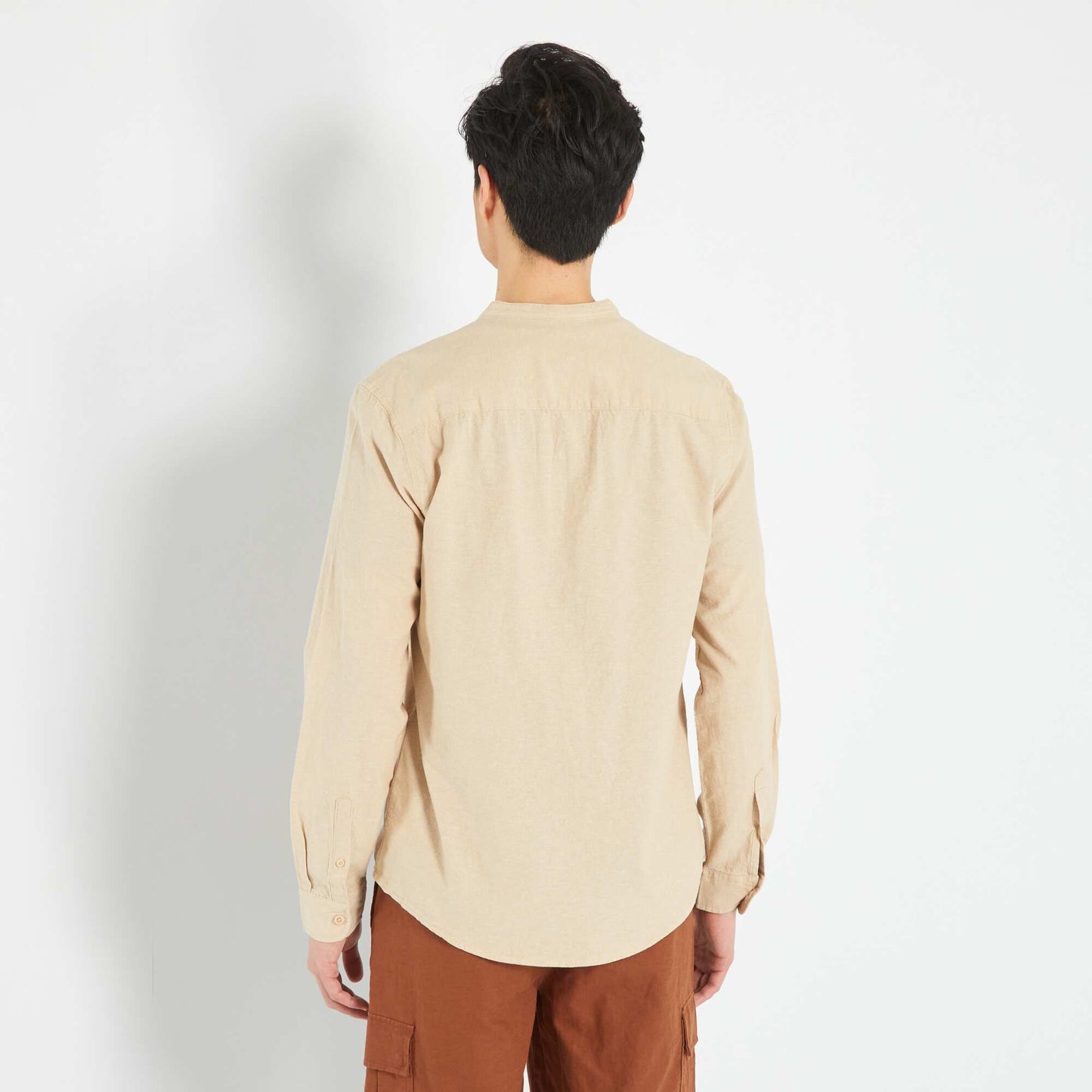 Plain lightweight shirt BEIGE