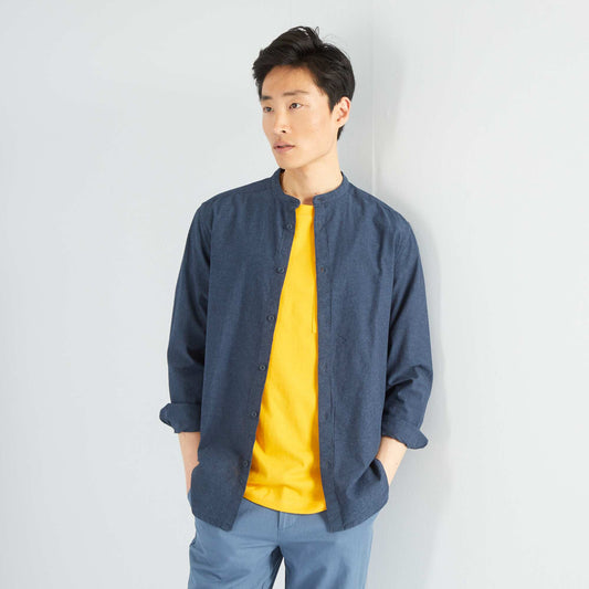 Plain lightweight shirt BLUE