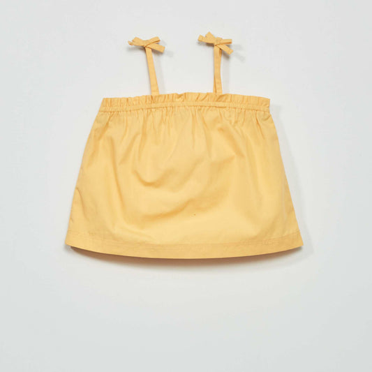 Spaghetti strap top YELLOW